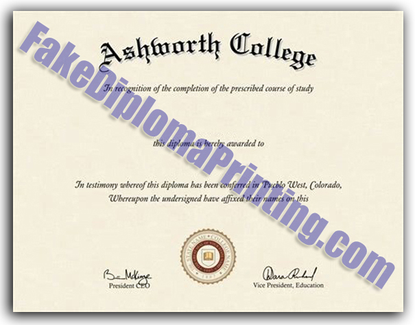 Ashwood College Diploma
