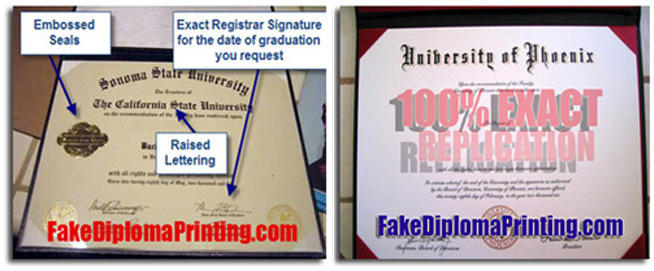 University Diploma and College Transcripts Printing Service.