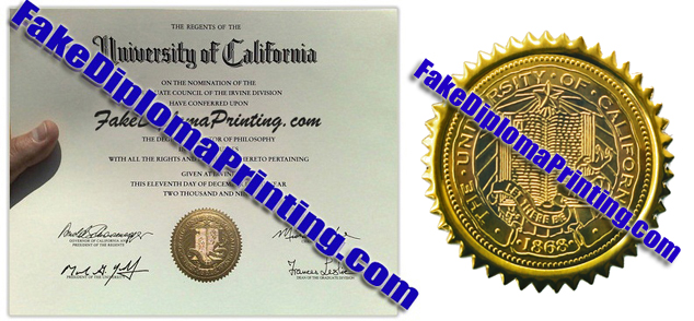 Sample Replica Diploma made for client.