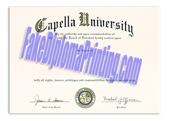 capella university diploma