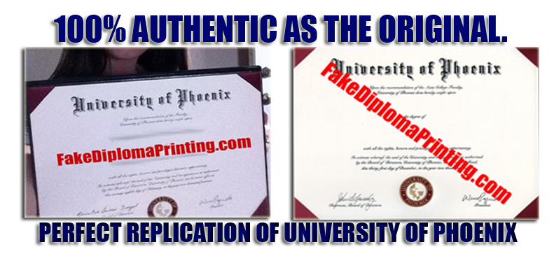 University of Phoenix Diplomas