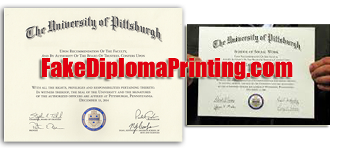 University of Pittsburgh Diploma