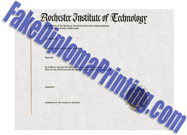Rochester Institute of Technology Diploma