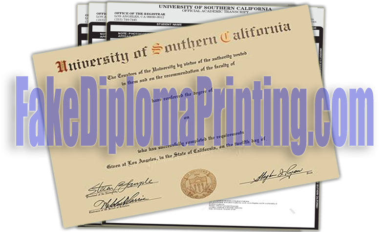 university of southern california diploma and transcripts