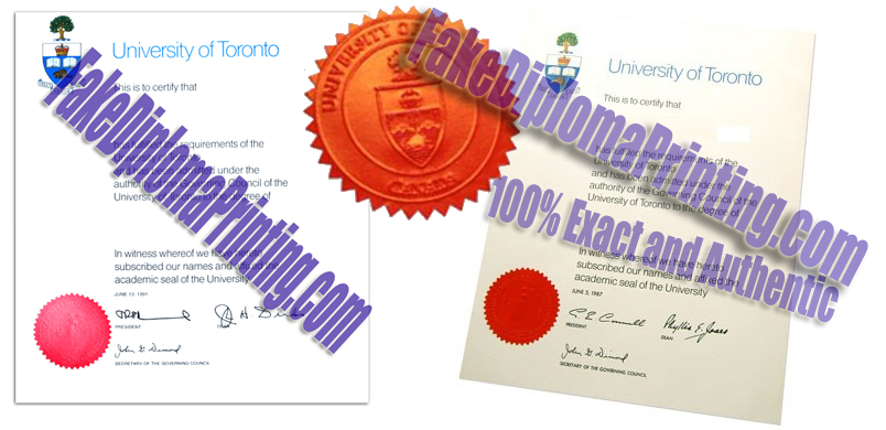 university of toronto diploma and seal